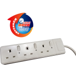 3 Gangs Safety Extension Sockets